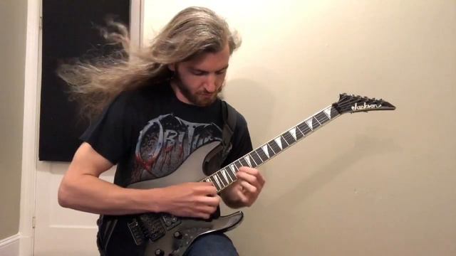 Melodic Death Metal Guitar Solo (Sweep Tapping)