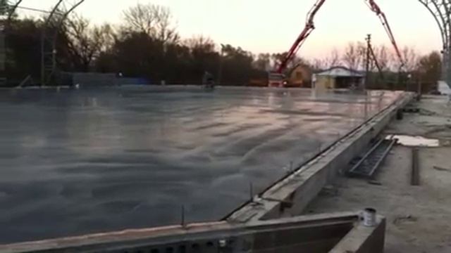 Бетонные полы - бетонирование катка aljans.ru смотреть онлайн