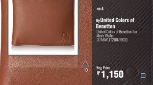 Top 10 United Colors Of Benetton Wallets [2018]: United Colors of Benetton Black Men's Wallet