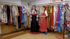 Русский народный подгрудный сарафан\Традиционная русская одежда