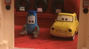 Disney Pixar Cars Michael Schumacher Ferrari Scene