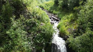 Gromotukha waterfall, Ridder. Водопад на реке Громотуха, Риддер. (4K Video)