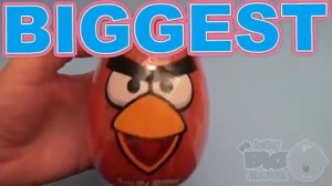 ItsBabyBigMouth Angry Birds Surprise Eggs Learn Sizes Big Bigger Biggest! Opening Eggs with Toys an