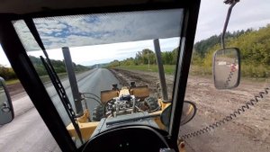 Дорожное Строительство! Работа Автогрейдера на Обочине! Укрепил Кромку Асфальта Грунтом!