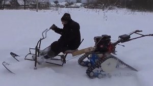 70 см СНЕГ для МОТОБЛОКА, да БЕЗ ПРОБЛЕМ.mp4