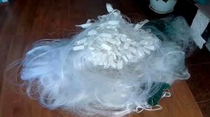 Сравнение двух сплавных сетей для рыбалки из Китая, пяти метровой посадки