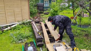 Деревянные мостки на даче. День третий - заключительный