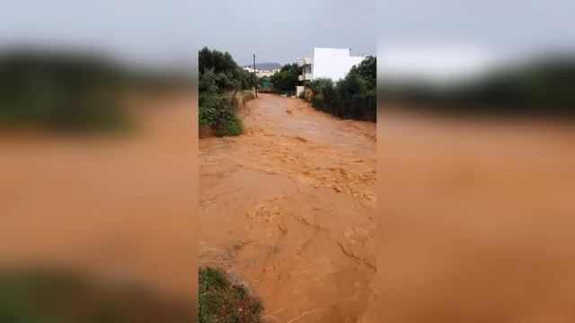 Most flood in history. Volos,Greece смотреть онлайн