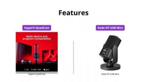 HyperX QuadCast vs Rode NT-USB Mini - USB Condenser Microphone Comparison