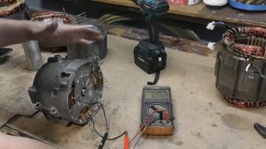 Редкий и очень дорогой генератор от Ауди Q8, проба генерации на магнитах.