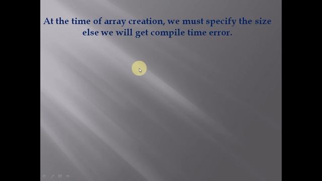 Part 6 - Array declaration and creation смотреть онлайн