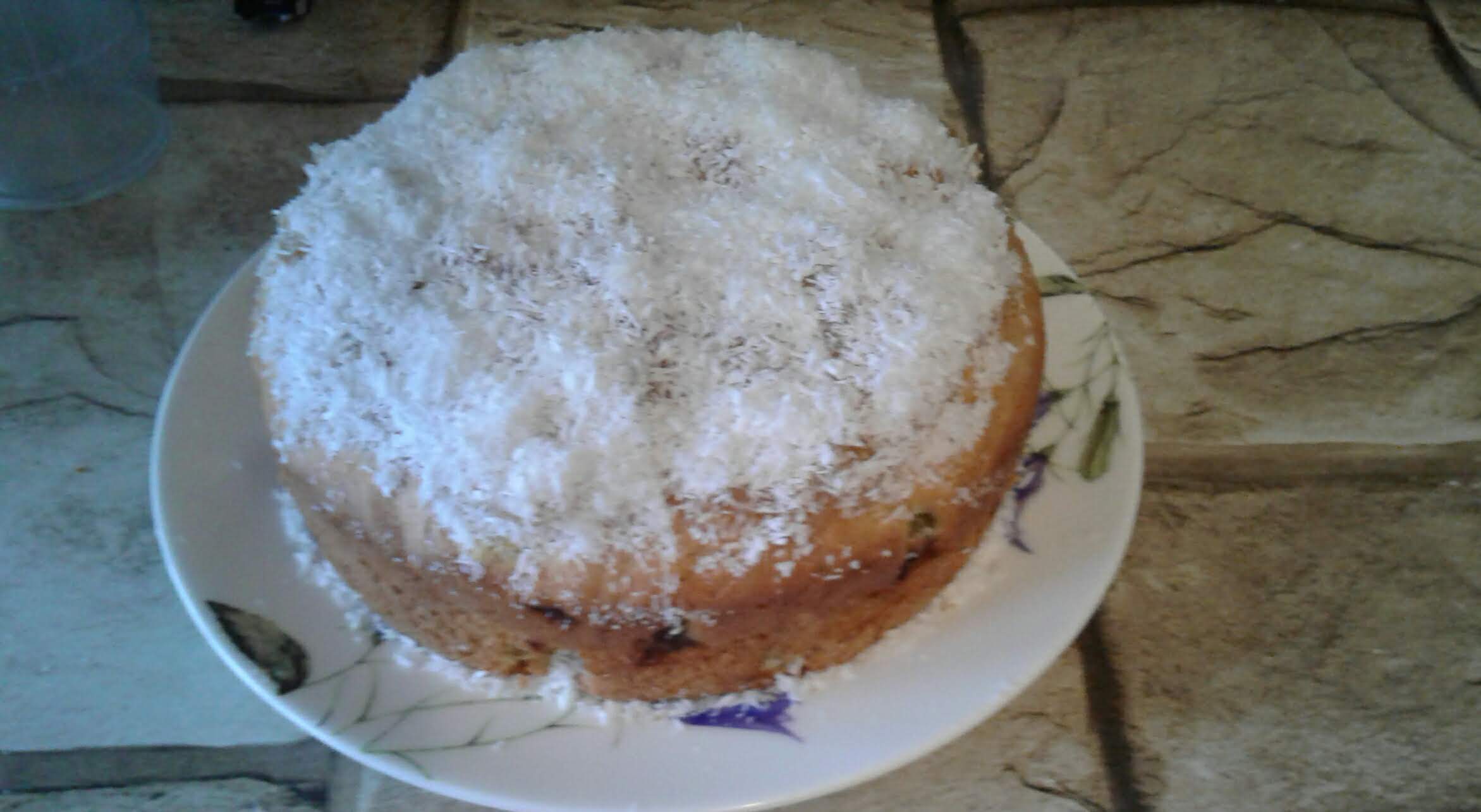 Пирог с киви и кокосовой стружкой рецепт выпечки .