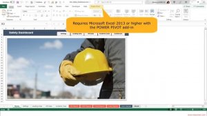 Advanced Safety Dashboard Excel Template