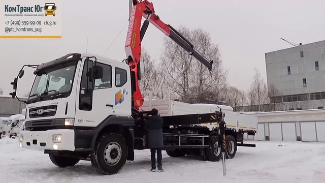 Подробный обзор DAEWOO NOVUS 6x4 с КМУ Palfinger PK23500A