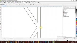 Пример фасада на шкаф "РОМБЫ" в CORELL DRAW