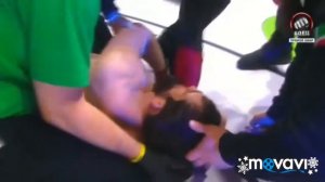 Супер накаут Русский Вырубил чемпиона из клуба Ахмат