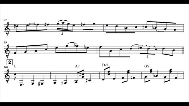 Joe Pass - Passanova Transcription