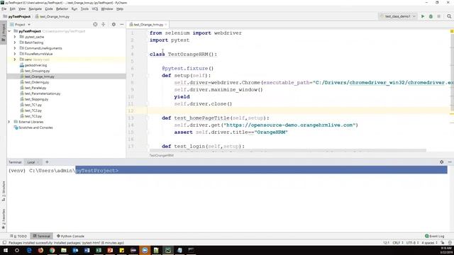 Selenium with Python | PyTest HTML Report Generation | pytest-html module