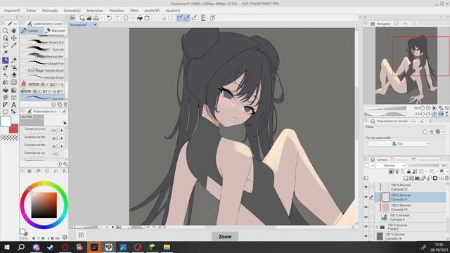 [SPEEDPAINT] Ryuuge Kisaki | Blue Archive - Clip Studio Paint Drawing Process смотреть онлайн
