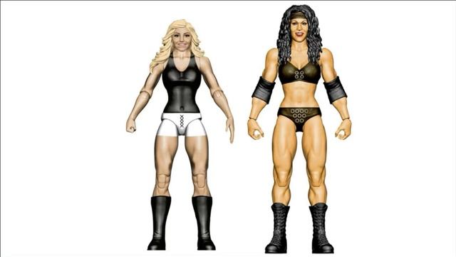 WWE Womens wrestling figure reveals from Wrestlemania week!