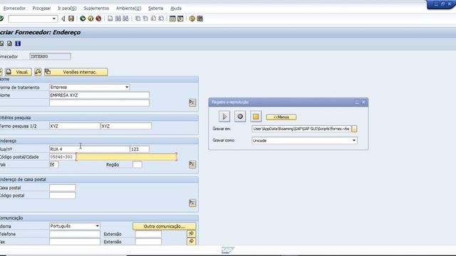05 - Como utilizar o gravador de Scripts do sistema SAP | Como automatizar o SAP смотреть онлайн
