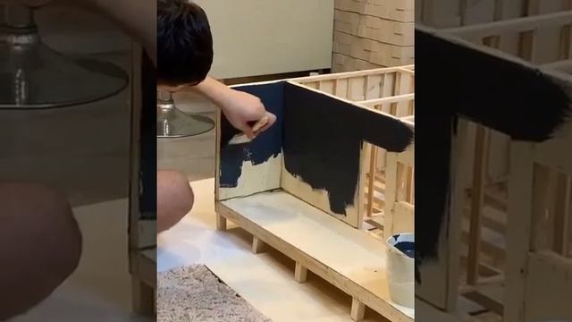 Макет каркасного дома 1:10 часть 3 видео из тик ток смотреть онлайн
