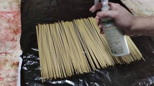 Меланж на бумажной лозе, мой эксперимент