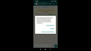 Как заблокировать контакт в Ватсапе и занести в черный список как спам ?