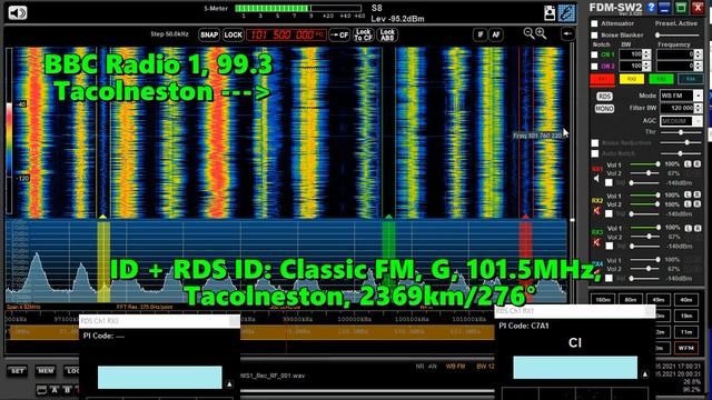 25.05.2021 17:00UTC, [Es], Classic FM, Великобритания, 101.5МГц, 2369км