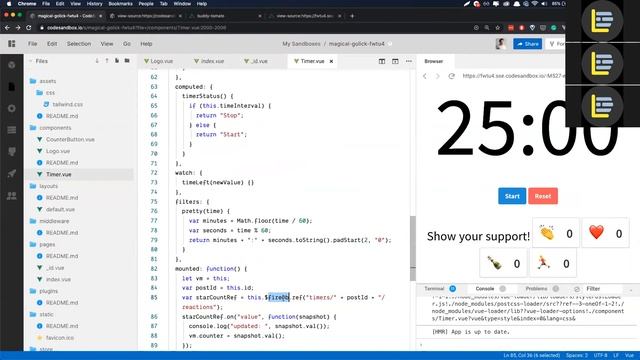 How to identify the JS framework a web app is using