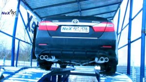 NeX® _Toyota Camry XV50, XV55. ЭКСКЛЮЗИВ! Глушитель раздвоенный. Естестественно и уникально