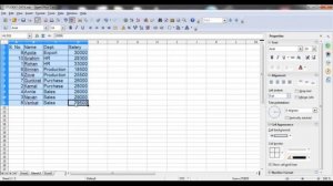 Oo Calc Sorting and Printing