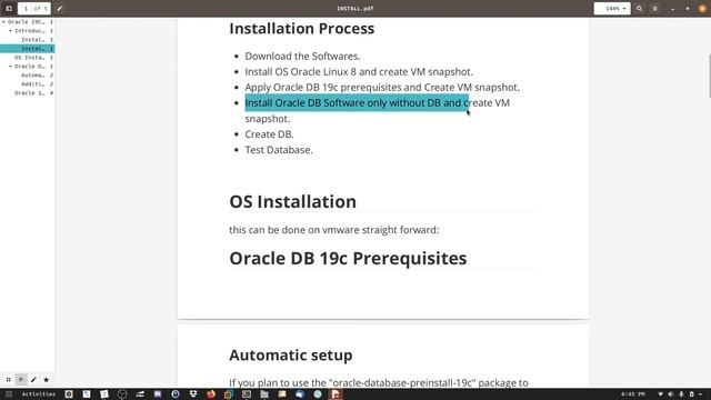 Oracle 19c DB [ Single Instance ] Installation on [ Oracle Linux 8 ] [ VMware ] смотреть онлайн