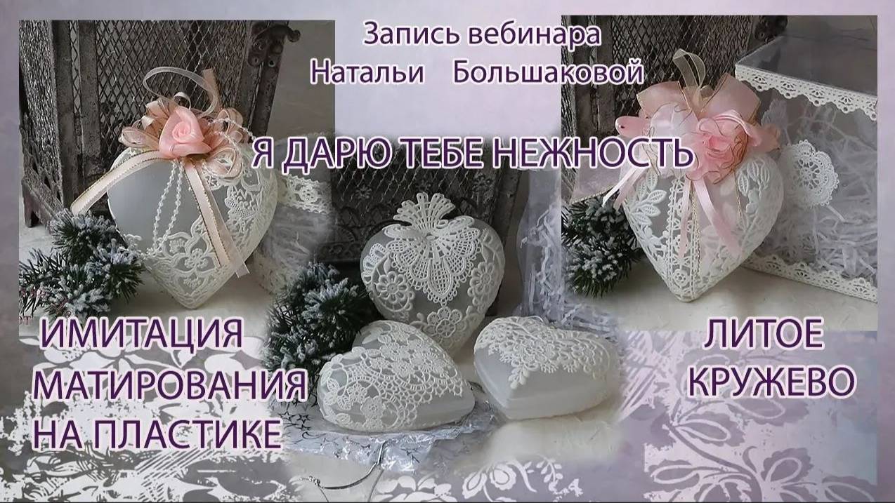 Декупаж Новогодние игрушки бесплатный мастер класс "Я дарю тебе нежность"  Наталья Большакова