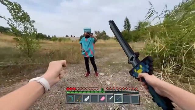 Minecraft in Real Life POV MINECRAFT DIAMOND BASE Realistic Minecraft EN LA VIDA REAL 創世神第一人稱真人版 смотреть онлайн