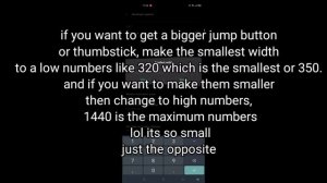 How to change mobile sensitivity. and how to change jump button and thumbstick size roblox