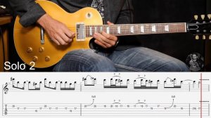 SLASH - NOVEMBER RAIN - SLASH -  3 solo with tabs