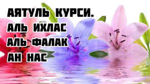 Аятуль Курси, Аль Ихлас, Аль Фалак, Ан Нас, РУКИЯ утром и вечером.