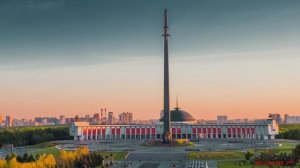 Москва с высоты птичьего полета в 4k