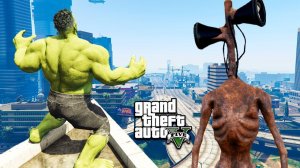 ГТА 5 МОДЫ СИРЕНОГОЛОВЫЙ РАЗДАВИЛ ХАЛКА СЦП ОБЗОР МОДА В GTA 5 ИГРЫ ВИДЕО MODS