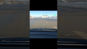 Из окна автомобиля/Погода в Подмосковье/ 9 февраля 2024 14 часов/в городе квашня
