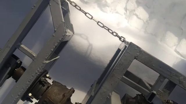 Сможет ли вездеход переломка, проехать канаву.... зимой. Стоит ли это делать? смотреть онлайн