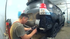 Тойота Прадо 150 Покраска и кузовной ремонт Нижний Новгород.Toyota Prado 150  аuto body repair.