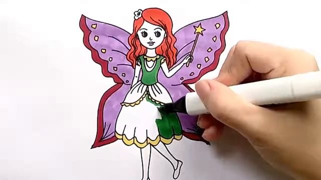 как нарисовать фею для детей ??? смотреть онлайн