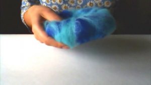 Оригинальный браслет   мокрое валяние