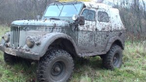 Бездорожье на ГАЗ-69 и УАЗ.