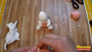 Пасхальный кролик из мастики