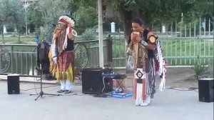 Выступление индейцев в Анапе 2016г