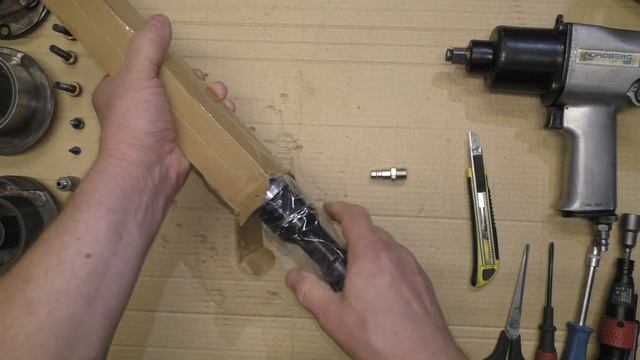 Пневмогайковёрт с АлиЭкспресс, распаковка, обзор#pneumatic wrench #气动扳手 смотреть онлайн