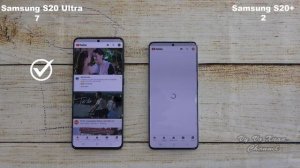 Samsung Galaxy S20 Ultra vs Samsung Galaxy S20+ | SpeedTest and Camera comparison